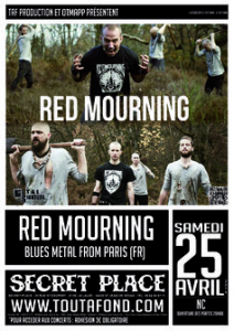 Red Mourning @ Secret Place - Saint Jean de Vedas, France [25/04/2015]