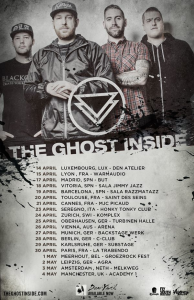 The Ghost Inside @ Le Saint des Seins - Toulouse, France [20/04/2015]