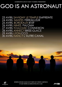 God Is An Astronaut @ Le Ferrailleur - Nantes, France [24/04/2015]