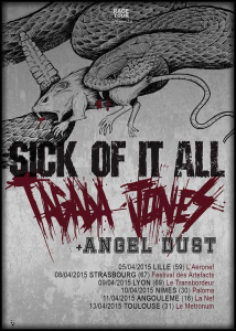 Sick Of It All @ L'Aéronef - Lille, France [05/04/2015]