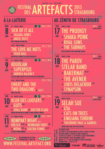 Festival Des Artefacts @ La Laiterie - Strasbourg, France [08/04/2015]