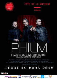 Philm @ La Cordonnerie - Romans-sur-Isère, France [19/03/2015]