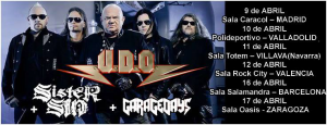 U.D.O. @ Sala Oasis - Saragosse, Espagne [17/04/2015]