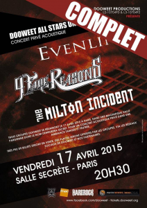 Evenline @ La Péniche Antipode - Paris, France [17/04/2015]