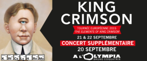 King Crimson @ L'Olympia - Paris, France [20/09/2015]
