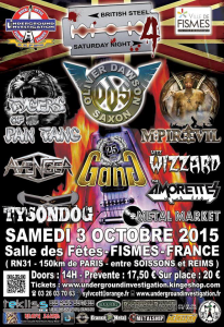 British Steel Saturday Night 4 @ Salle des Fêtes - Fismes, France [03/10/2015]