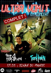 Ultra Vomit @ Le Divan du Monde - Paris, France [01/05/2015]