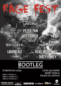 Rage Fest @ Le Bootleg - Bordeaux, France [04/05/2015]