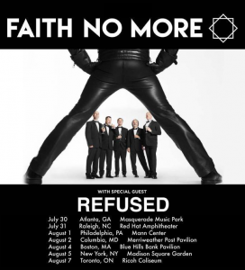 Faith No More @ Red Hat Amphitheater - Raleigh, North Carolina, Etats-Unis [31/07/2015]