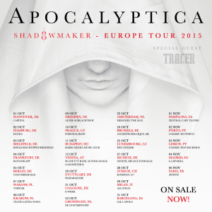 Apocalyptica @ Sala Apolo - Barcelone, Espagne [31/10/2015]