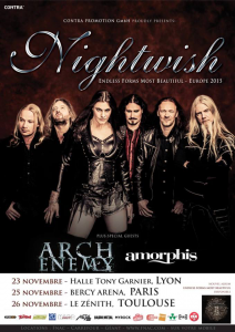 Nightwish @ La Halle Tony Garnier - Lyon, France [23/11/2015]