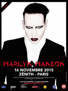 Marilyn Manson @ Le Zénith - Paris, France [16/11/2015]
