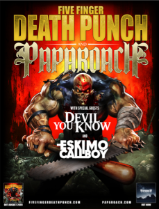 Five Finger Death Punch @ Forest National - Bruxelles, Belgique [26/11/2015]