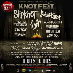 Knotfest 2015 @ San Manuel Amphitheater & Festival Grounds - San Bernardino, Californie, Etats-Unis [24/10/2015]