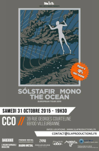 Sólstafir @ Le CCO (Centre Culturel Œcuménique) - Villeurbanne, France [31/10/2015]