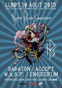 La Foire Aux Vins / Hard Rock Session @ Colmar, France [10/08/2015]