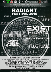 Radiant Festival 2015 @ Le Gibus - Paris, France [05/07/2015]