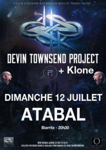 Devin Townsend Project @ L'Atabal - Biarritz, France [12/07/2015]