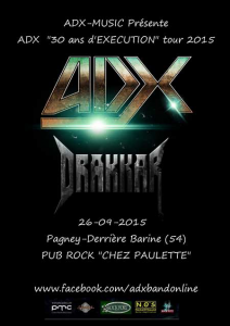 ADX @ Chez Paulette - Pagney-derrière-Barine, France [26/09/2015]