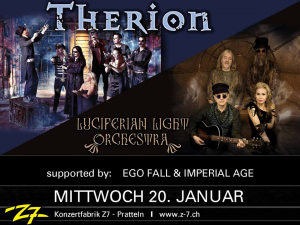 Therion @ Z7 Konzertfabrik - Pratteln, Suisse [20/01/2016]
