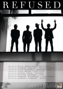 Refused @ Le Trix - Anvers, Belgique [03/12/2015]