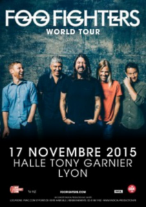 Foo Fighters @ La Halle Tony Garnier - Lyon, France [17/11/2015]