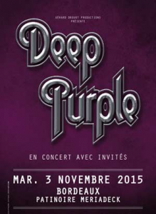 Deep Purple @ Patinoire Meriadeck - Bordeaux, France [03/11/2015]