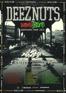 Deez Nuts @ Muziekodroom / MOD - Hasselt, Belgique [27/11/2015]