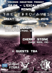 The Erkonauts @ L'Excalibur - Reims, France [02/09/2015]
