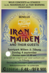 Monsters of Rock Benelux @ Sportpark Willem II Tilburg - Tilburg, Pays-Bas [04/09/1988]