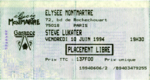 Steve Lukather @ L'Elysée Montmartre - Paris, France [10/06/1994]