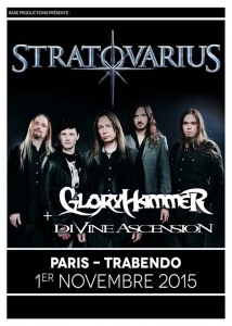 Stratovarius @ Le Trabendo - Paris, France [01/11/2015]