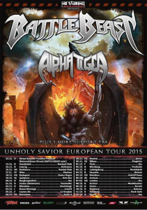 Battle Beast @ Hall of Fame - Wetzikon, Suisse [05/12/2015]