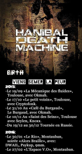 Hanibal Death Machine @ Le Petit Voisin - Toulouse, France [17/10/2015]