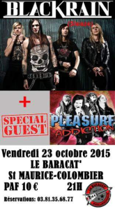 BlackRain @ Le Baracat' - Saint-Maurice Colombier, France [23/10/2015]