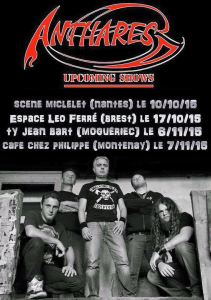Anthares @ Espace Léo Ferré - Brest, Bretagne, France [17/10/2015]