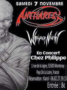 Anthares @ Chez Philippe - Montenay, France [07/11/2015]