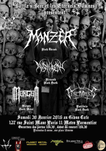 Manzer @ Le Gibus - Paris, France [30/01/2016]