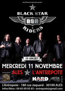 Black Star Riders @ L'Antrepote - Alès, France [11/11/2015]