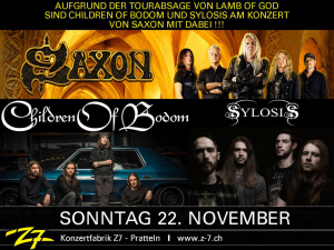 Saxon @ Le Komplex Klub - Zurich, Suisse [22/11/2015]
