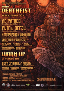 DeathFist #1 @ La Scène Michelet - Nantes, France [20/02/2016]