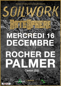 Soilwork @ Le Rocher de Palmer - Cenon, France [16/12/2015]