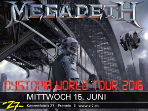 Megadeth @ Z7 Konzertfabrik - Pratteln, Suisse [15/06/2016]