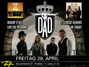 D-A-D @ Z7 Konzertfabrik - Pratteln, Suisse [29/04/2016]