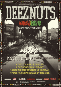 Deez Nuts @ Le Korigan - Luynes, France [16/12/2015]