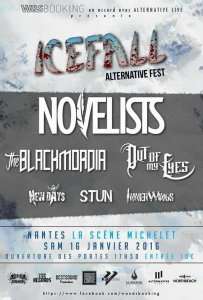 Icefall Alternative Fest @ La Scène Michelet - Nantes, France [16/01/2016]