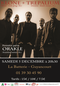 Trepalium @ La Batterie  - Guyancourt, France [05/12/2015]