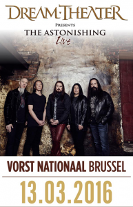 Dream Theater @ Forest National - Bruxelles, Belgique [13/03/2016]