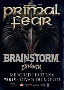 Primal Fear @ Le Divan du Monde - Paris, France [10/02/2016]