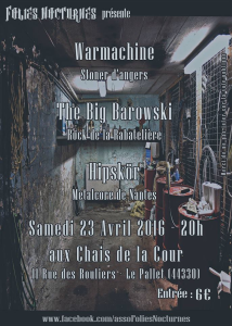Warmachine @ Les Chais de la Cour - Le Pallet, France [23/04/2016]